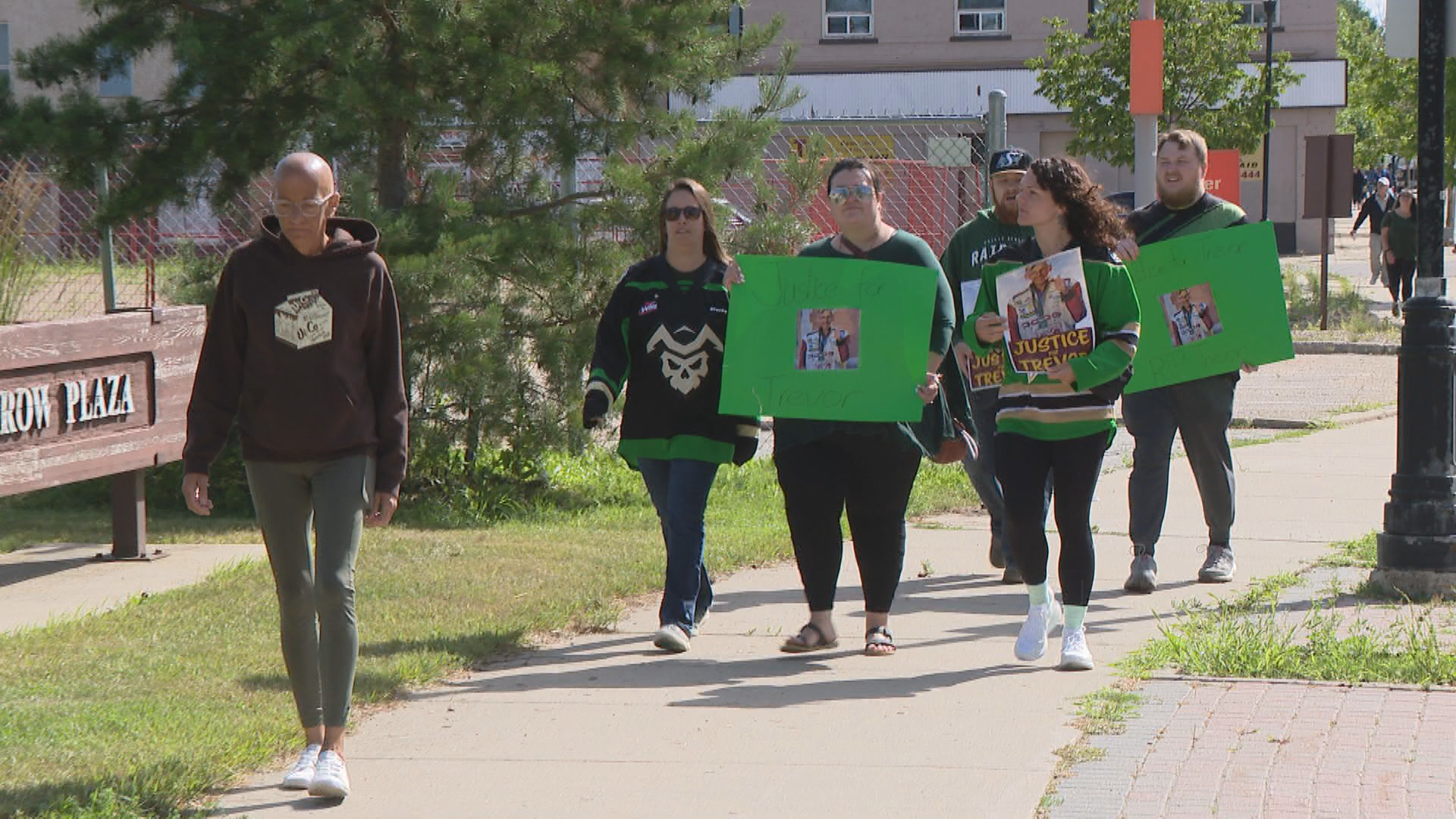 A rally for Trevor LePlante held in Prince Albert on Wednesday garnered many supporters in hopes to bring justice.