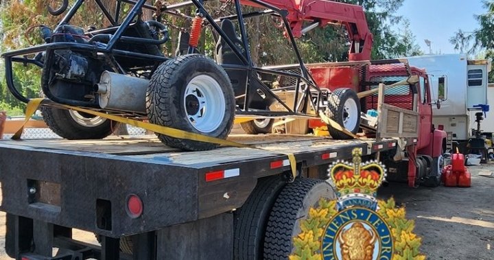 RCMP в Salmon Arm Британска Колумбия наскоро откри три откраднати
