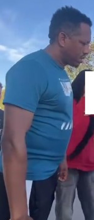 Calgary police are looking for a man accused of hitting a 12-year-old girl at a playground on July 30, 2024.