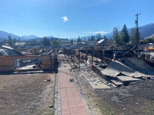Inside the Jasper townsite Monday, Aug. 19, 2024.