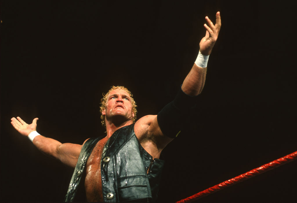 Sid Eudy, also known as Sid during his career with WWE, looks on during Monday Night RAW at Madison Square Garden on January 25, 1997 in New York City, New York.