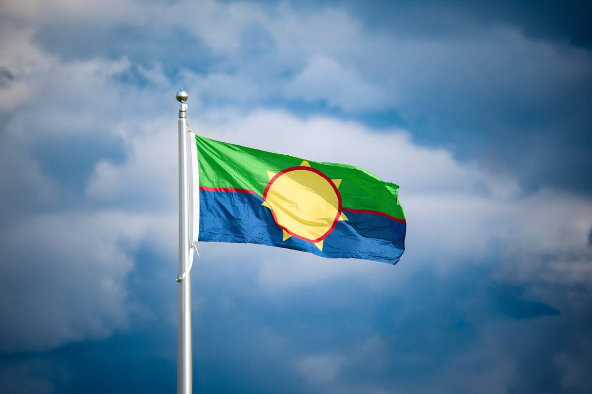 The Treaty One flag. Treaty One Development Corp. said it has begun redeveloping the land that until 20 years ago was home to the Kapyong military barracks.