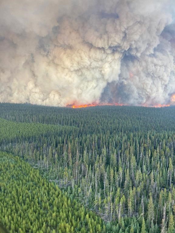 Нарастващ клъстер от извънконтролни горски пожари във вътрешността на Британска