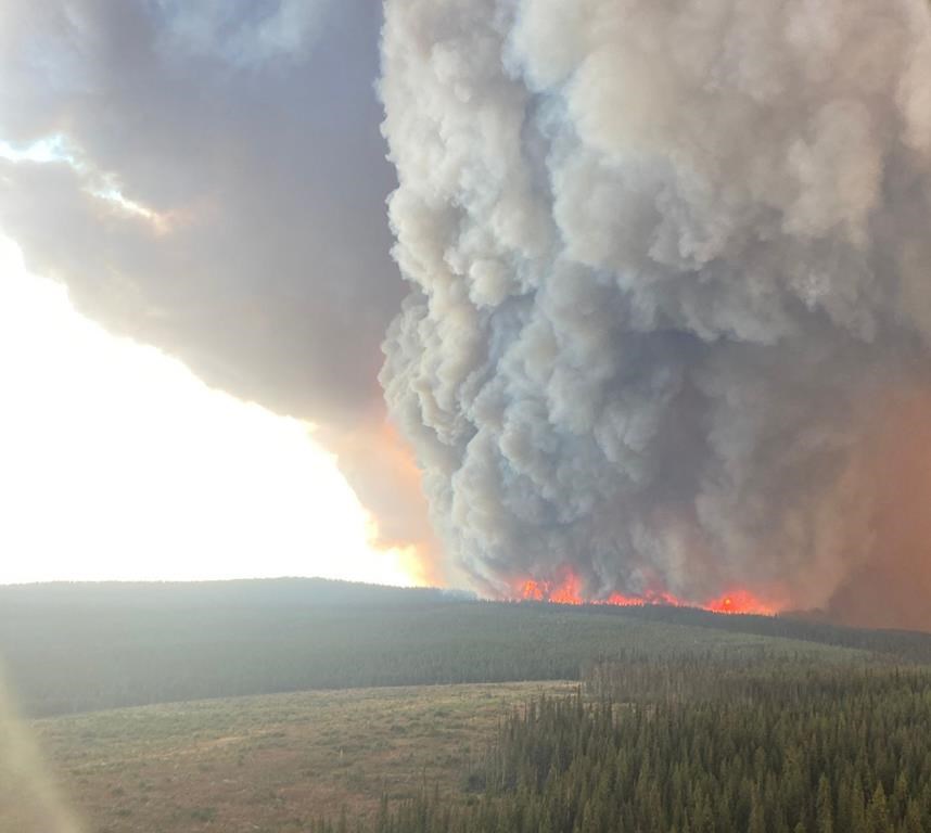 Northern B.C. fires expected to burn through fall, with ‘aggressive
fire behaviour’ ongoing