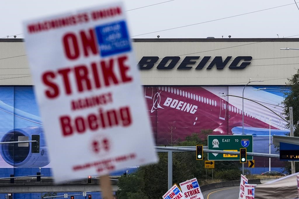 Boeing to furlough ‘large number’ of workers to save costs amid strike