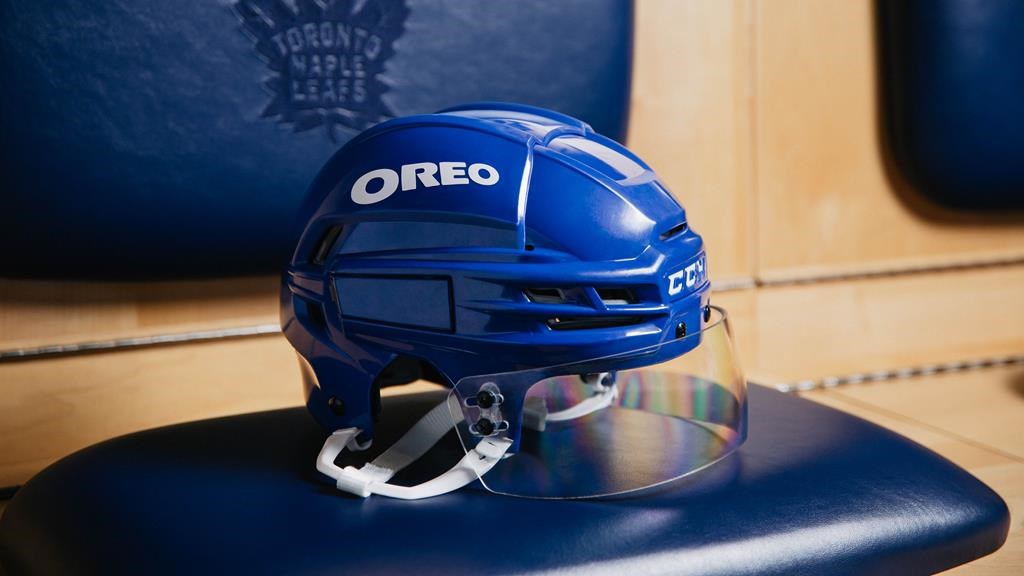 Leafs announce Oreo as new helmet sponsor