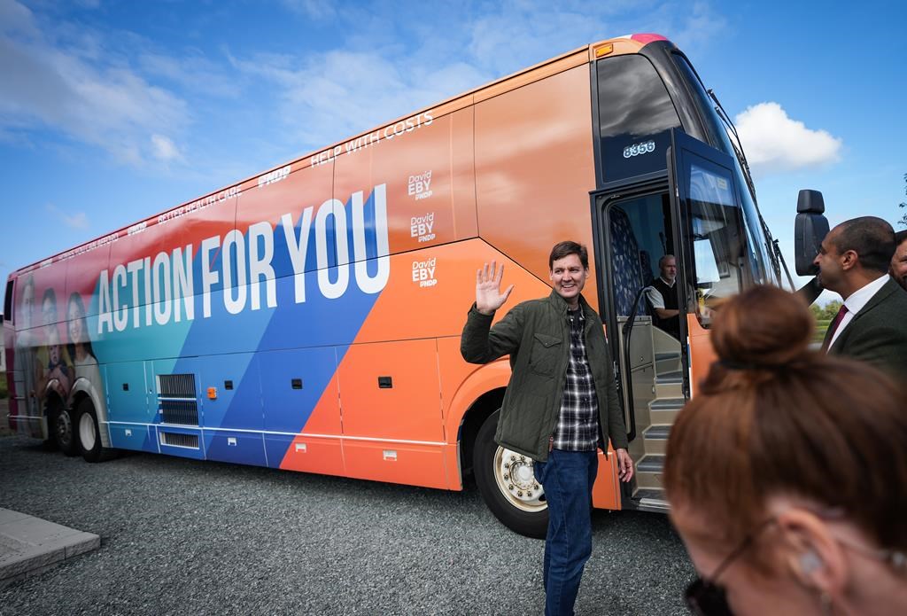 B.C. election campaign officially underway; Eby is on the trail