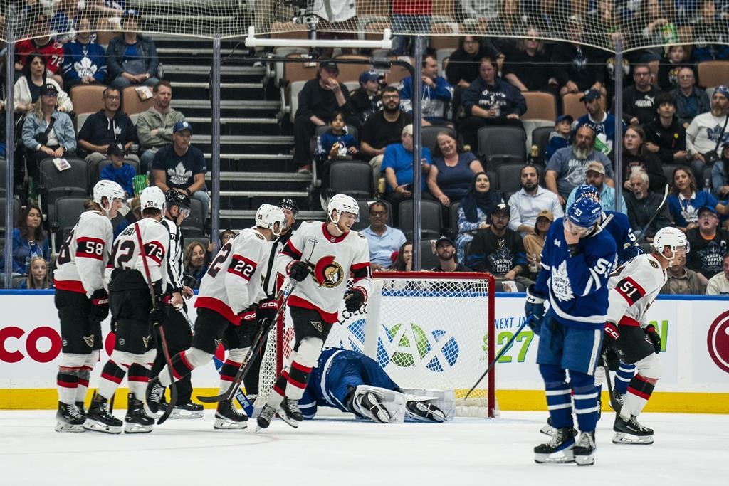 Yakemchuk scores in OT as Senators trip Leafs 6-5