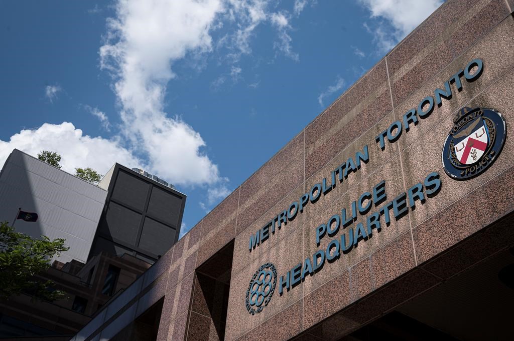 The Toronto Police Services headquarters is seen in Toronto, Aug. 9, 2019. 