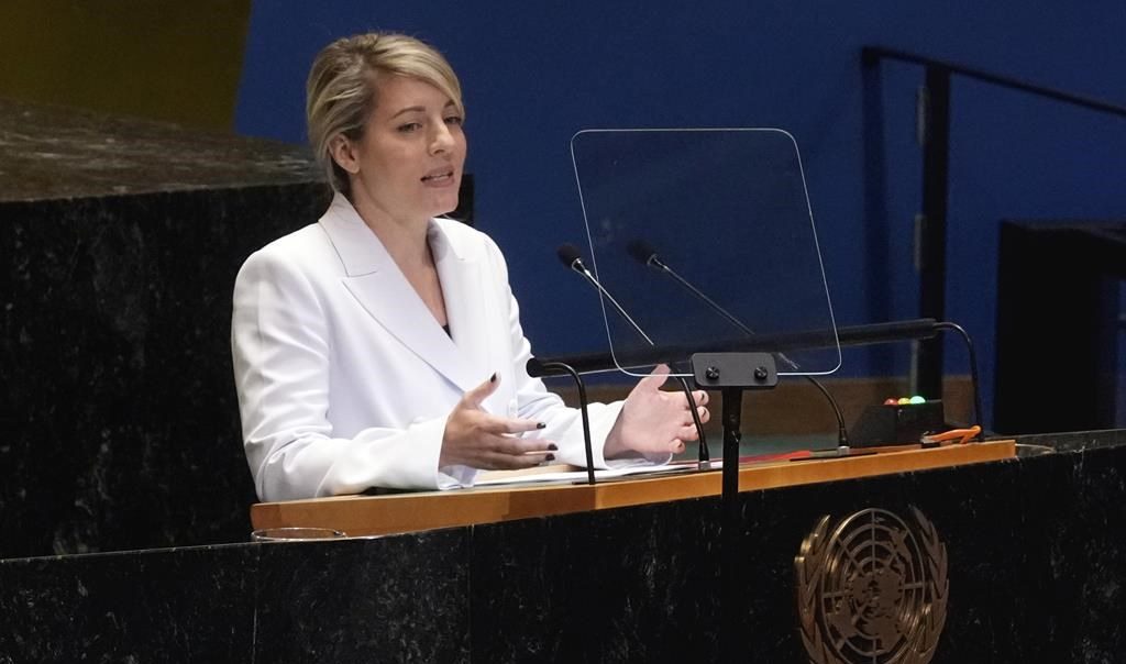 Joly urges UN to seek consensus, counter growing polarization globally