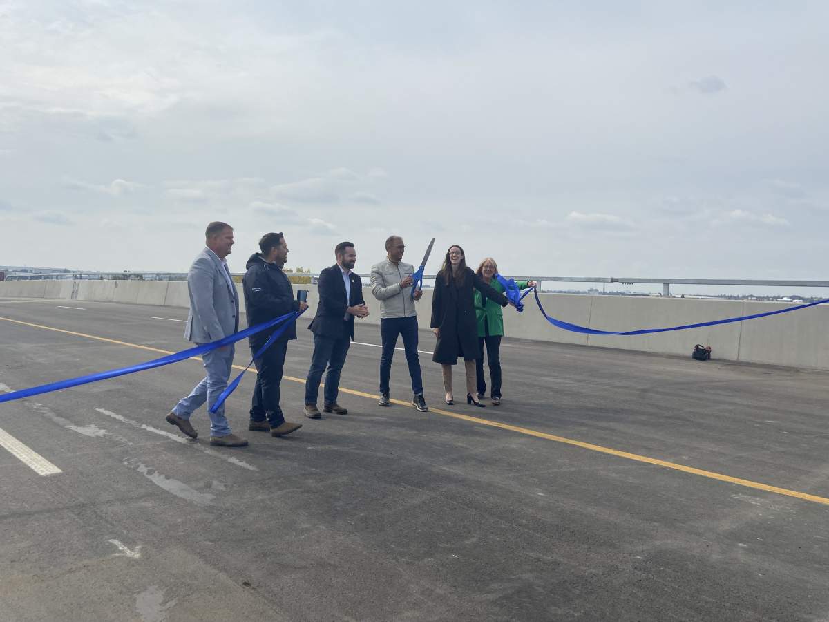 The northbound lanes of the much-anticipated 50th Street overpass between 90th Avenue and the Sherwood Park Freeway opened to traffic on Friday, Sept. 13, 2024.