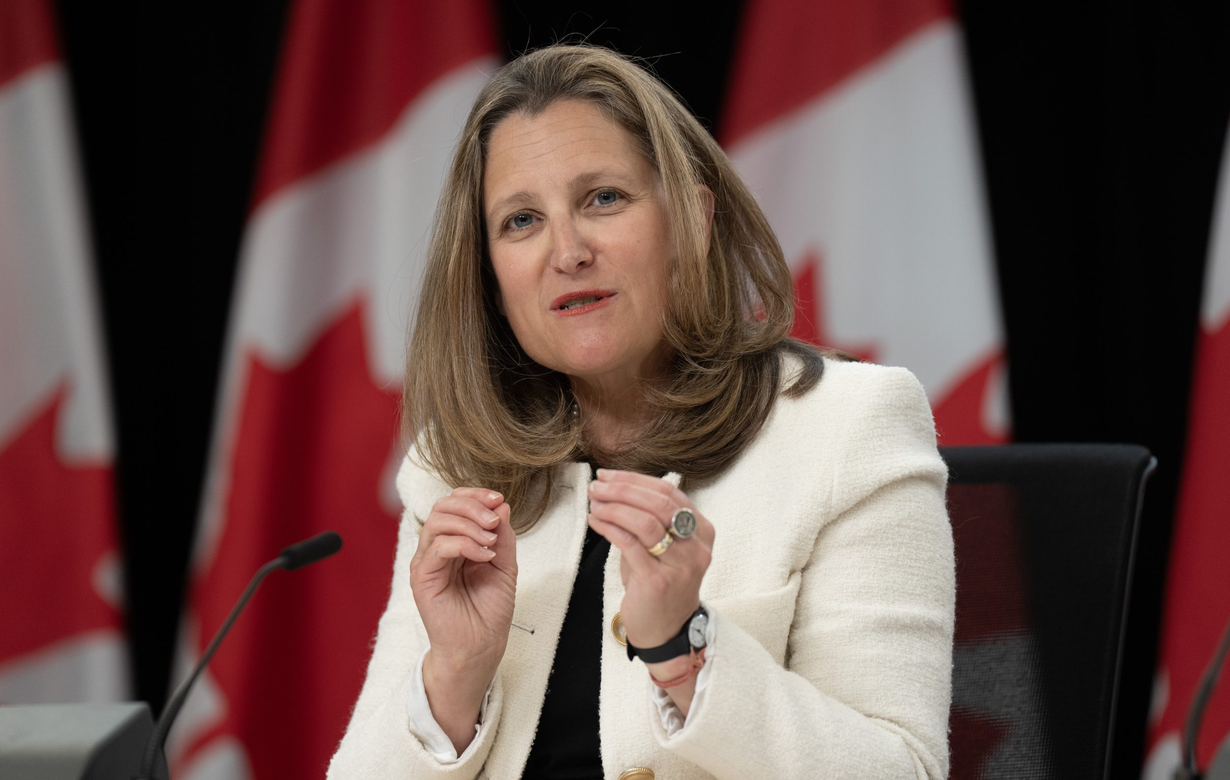 Freeland blasts Canadian funds going to ‘Russians at War’ doc: ‘Not right’