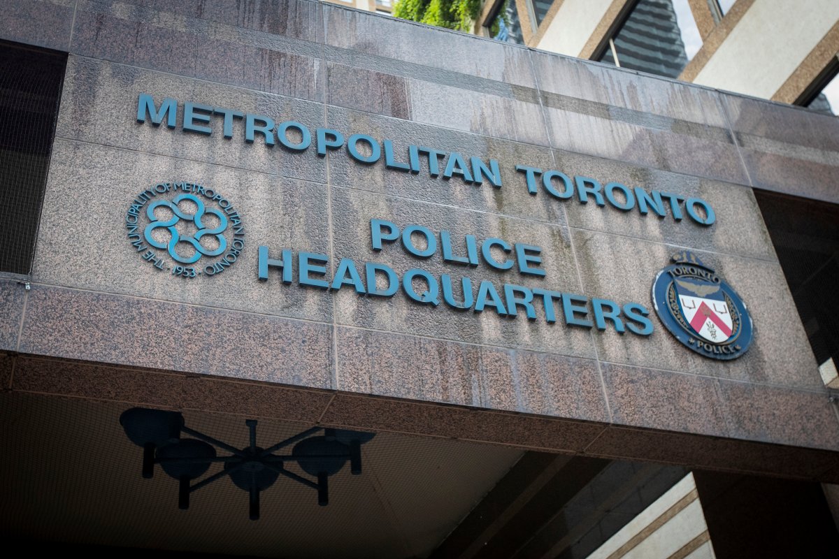 The Metropolitan Toronto police headquarters is pictured in Toronto, Ontario on Monday, July 24, 2023. 