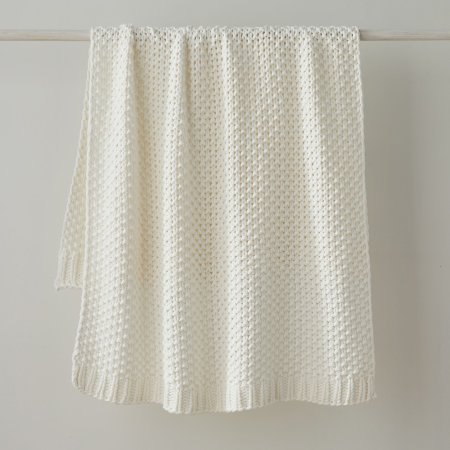 Chunky Cotton Knit Throw