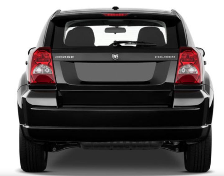 A file photo of the rear end of a Dodge Caliber.