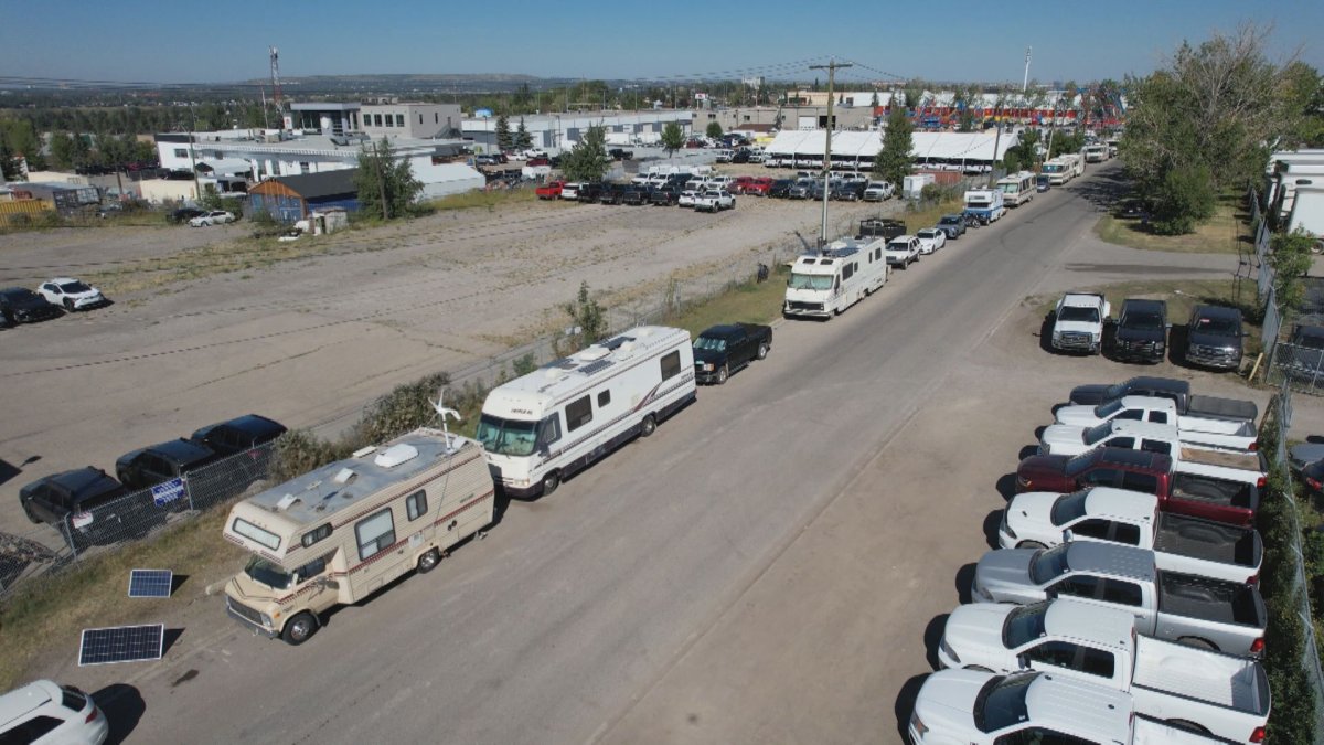 Several of the motorhome owners say they had been living along Moraine Road N.E. for more than a decade before the city of Calgary forced them to move.