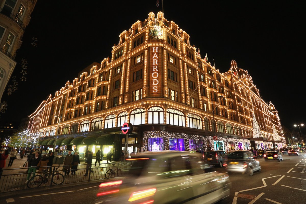 Harrods department store in Knightsbridge on November 29, 2012 in London, England.