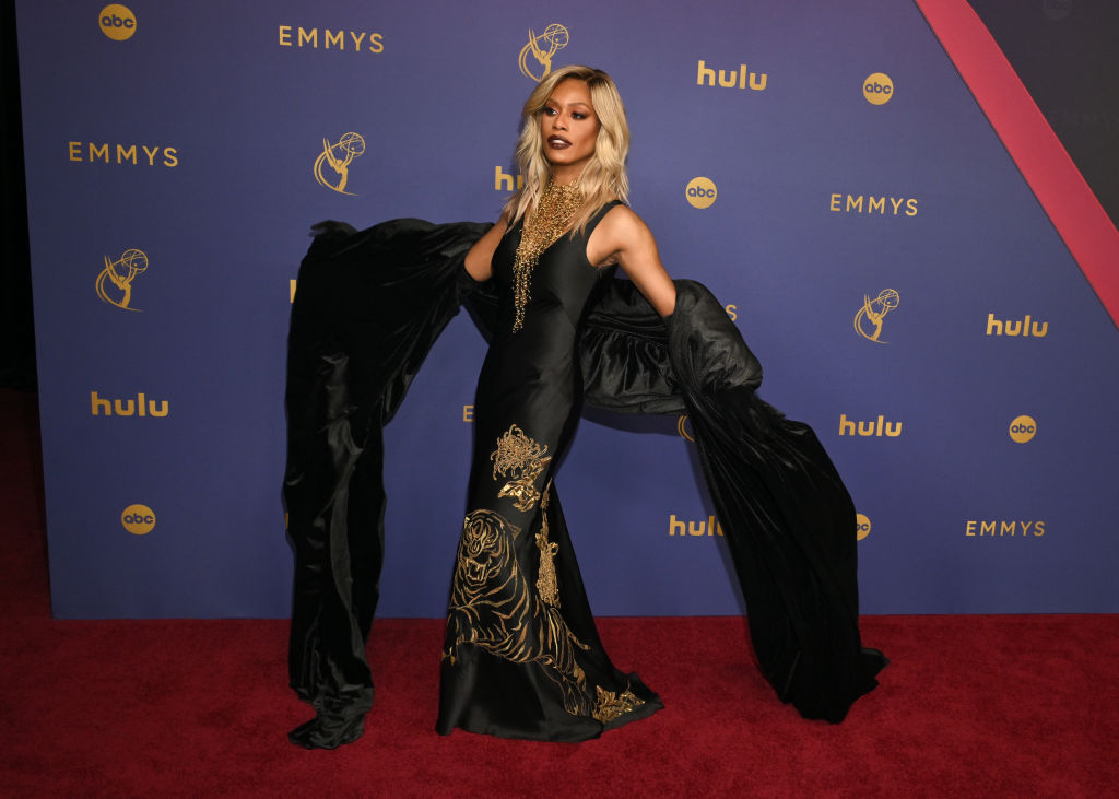 Laverne Cox at the 76th Primetime Emmy Awards held at Peacock Theater on September 15, 2024 in Los Angeles, California.