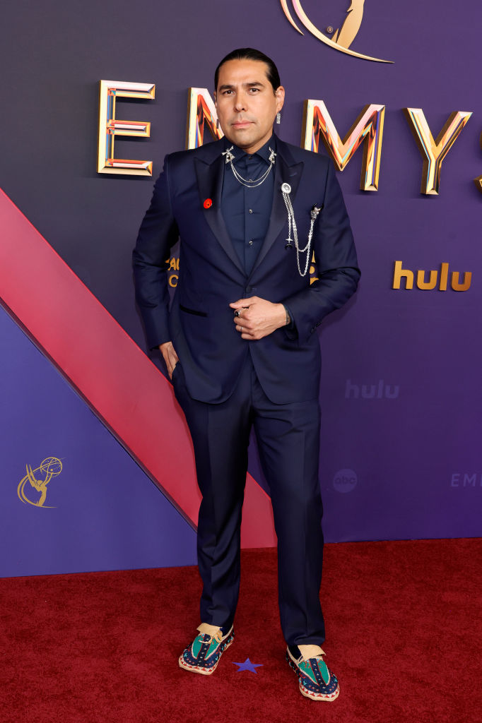 Dallas Goldtooth attends the 76th Primetime Emmy Awards at Peacock Theater on September 15, 2024 in Los Angeles, California.