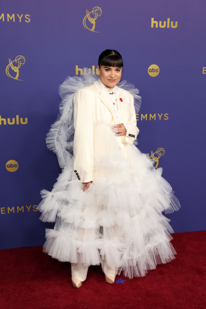 Devery Jacobs attends the 76th Primetime Emmy Awards at Peacock Theater on September 15, 2024 in Los Angeles, California.