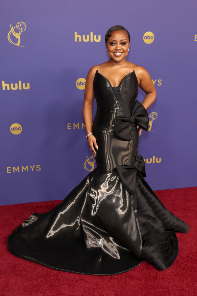 Quinta Brunson attends the 76th Primetime Emmy Awards at Peacock Theater on September 15, 2024 in Los Angeles, California.