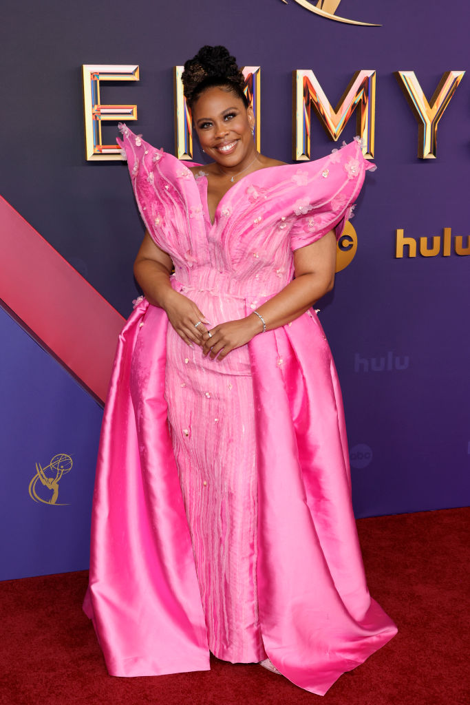 Amber Chardae Robinson attends the 76th Primetime Emmy Awards at Peacock Theater on September 15, 2024 in Los Angeles, California.