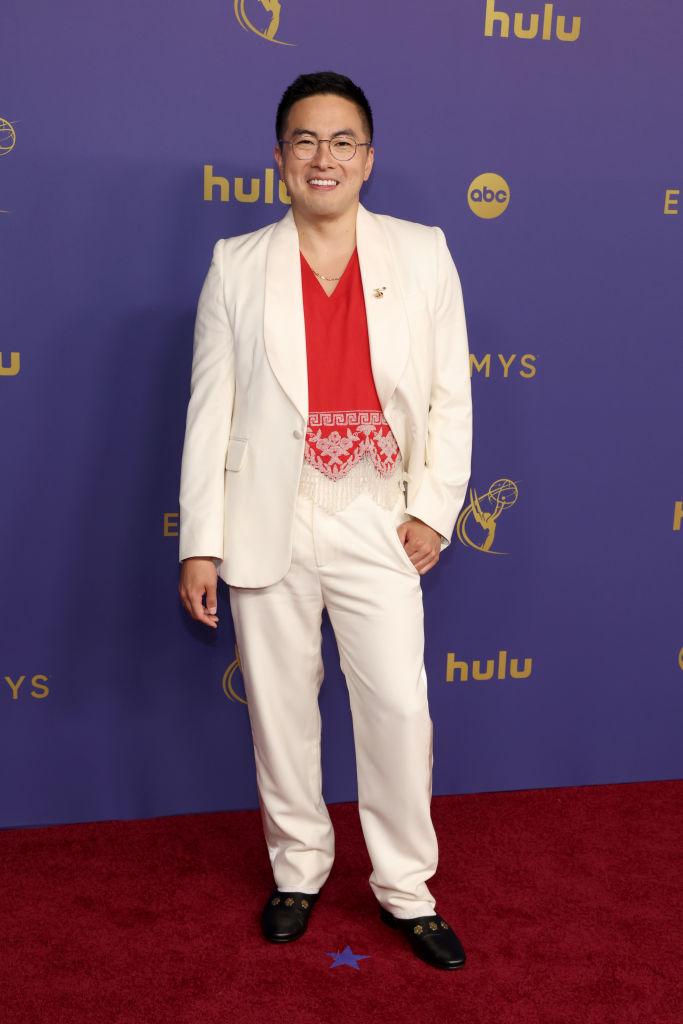 Bowen Yang attends the 76th Primetime Emmy Awards at Peacock Theater on September 15, 2024 in Los Angeles, California.