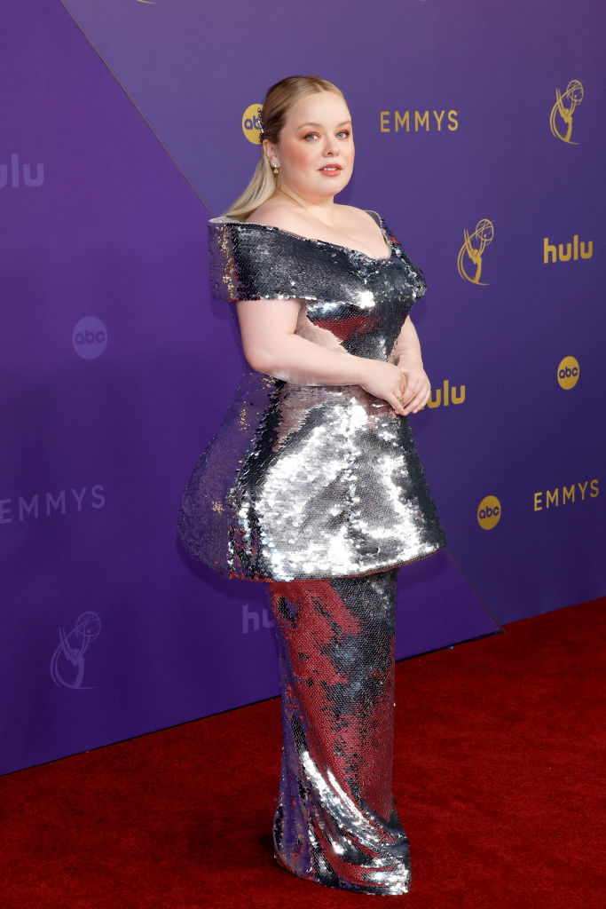 Nicola Coughlan attends the 76th Primetime Emmy Awards at Peacock Theater on September 15, 2024 in Los Angeles, California.