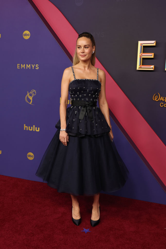 Brie Larson attends the 76th Primetime Emmy Awards at Peacock Theater on September 15, 2024 in Los Angeles, California.
