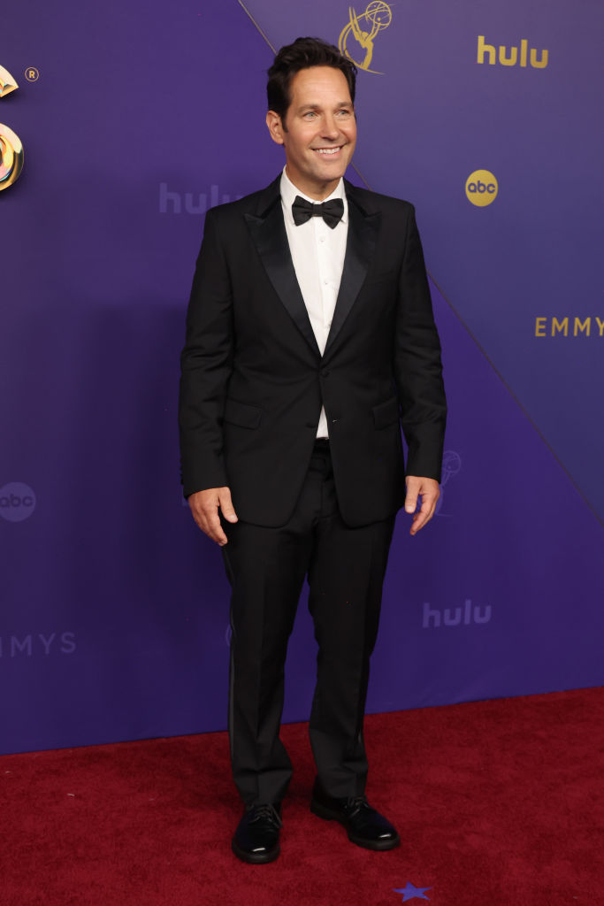 Paul Rudd attends the 76th Primetime Emmy Awards at Peacock Theater on September 15, 2024 in Los Angeles, California.