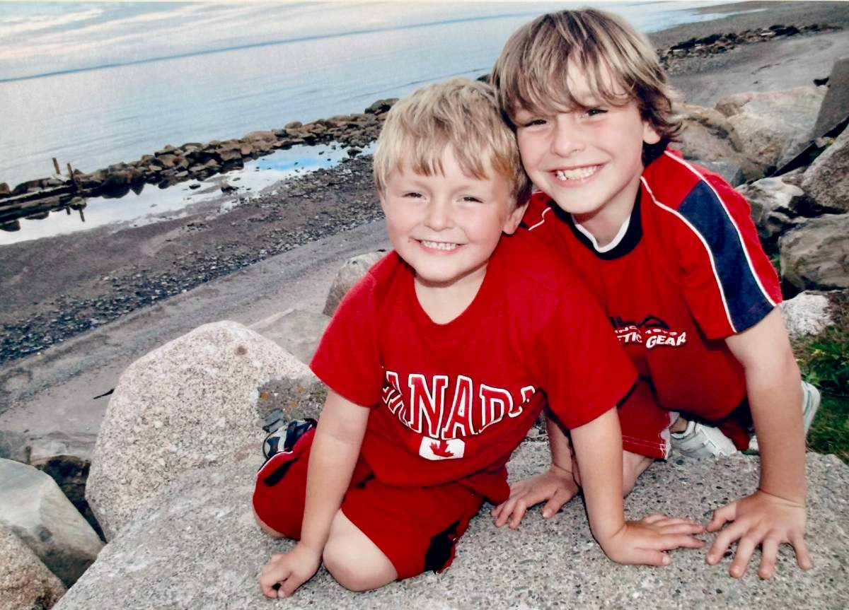 Jacob Surette says his little brother Justin was always happy growing up and loved sports.