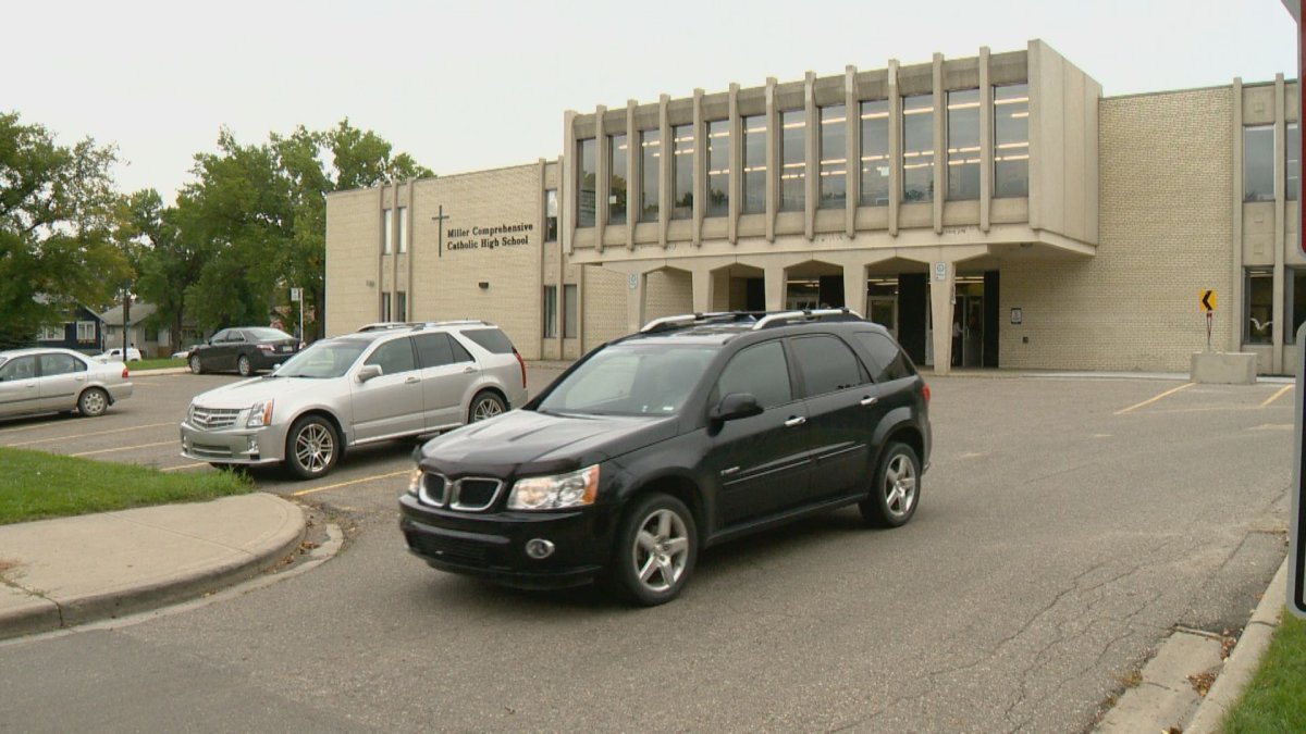 A file image Miller High School in Regina.