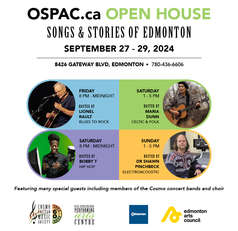 Ospac Open House: Songs & Stories of Edmonton - image