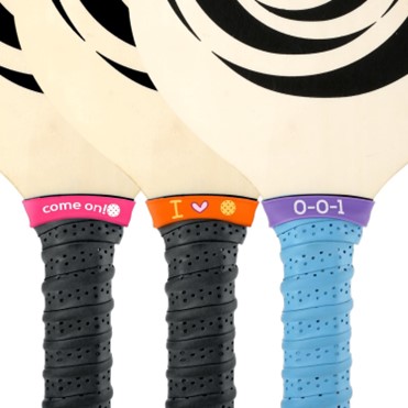 Pickle ball racquet grips