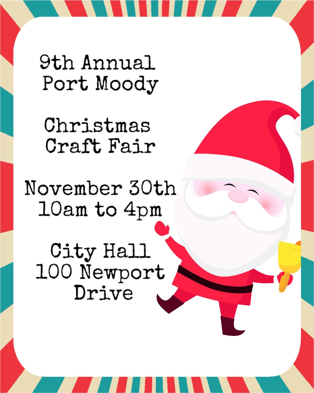 9th Annual Port Moody Christmas Craft Fair - image