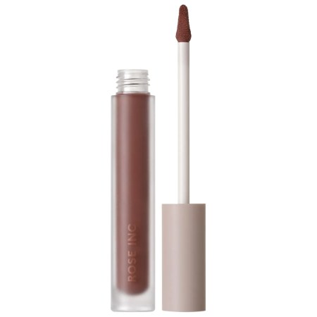 Rose Inc Lip Cream Longwearing Matte Liquid Lipstick with Squalane