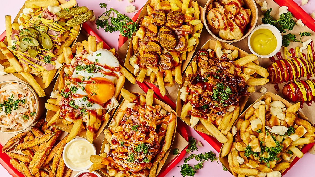 The Poutine Kitchen offerings in Germany.