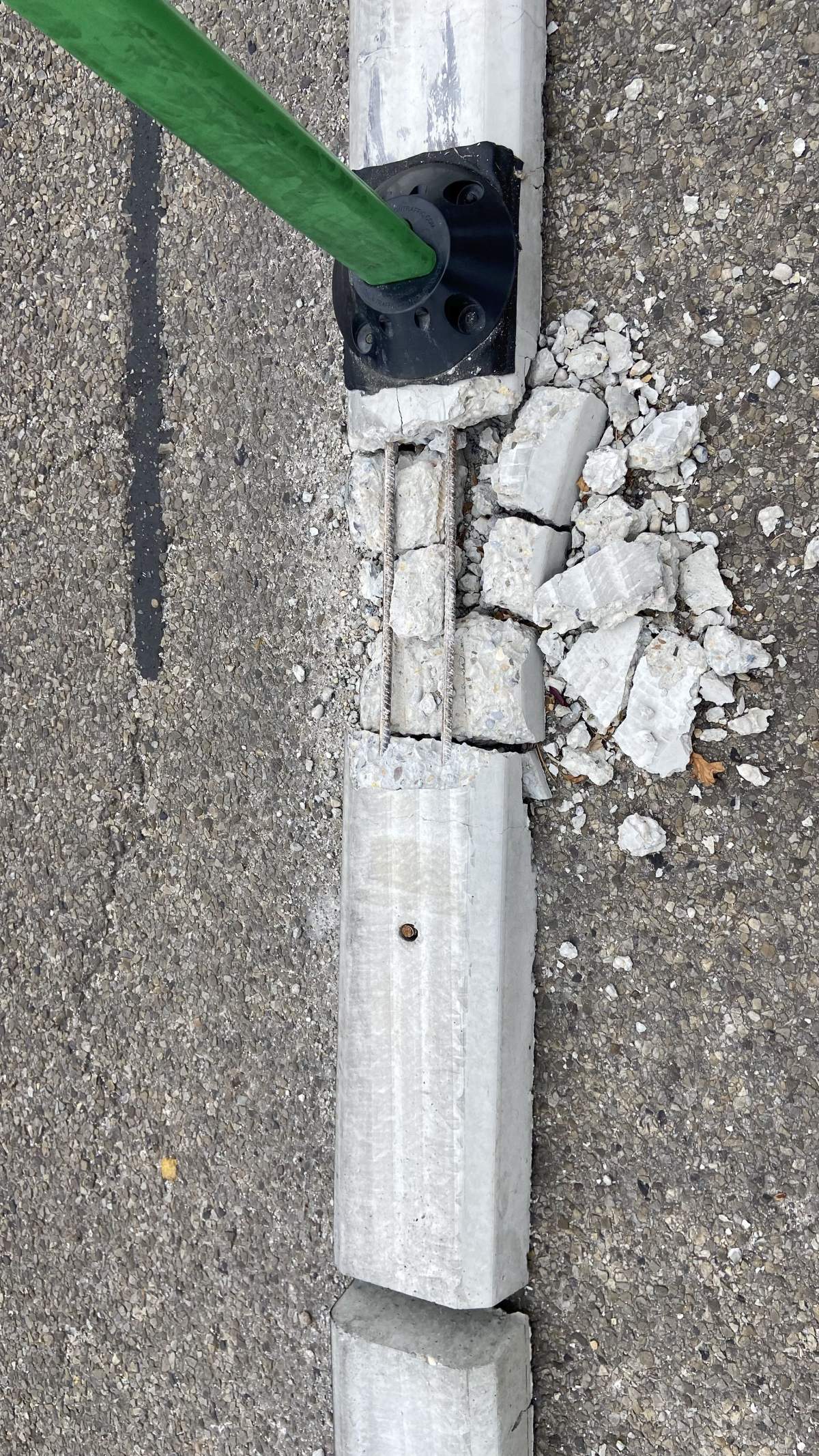 Cracked bike lanes in the area of 40th Street off Hermitage Road in Edmonton Wednesday, Sept. 11, 2024.
