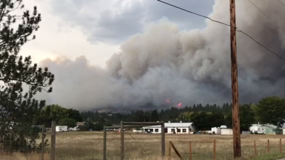 ‘Tactical evacuations’ underway due to wildfire near Grand Forks