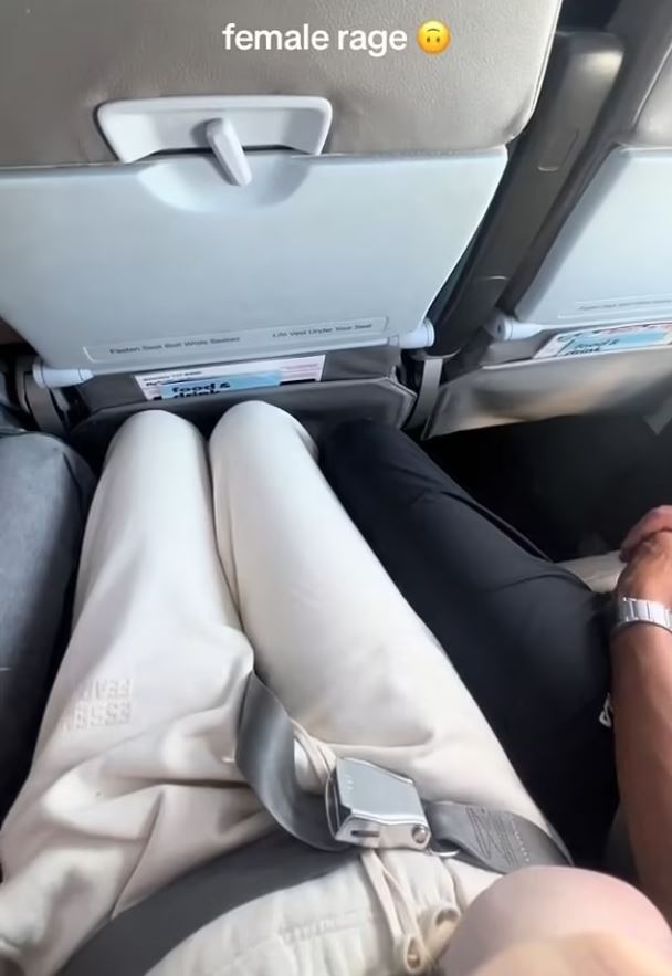 Erin Rempel got caught between two manspreaders on a flight from Winnipeg to Edmonton.