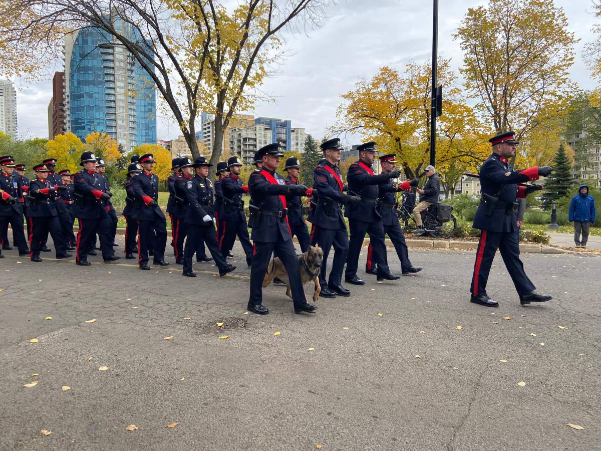 Police and Peace Officers' Memorial Day at the Alberta Legislature Sunday, Sept. 29, 2024.