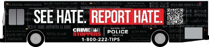 Crime Stoppers startete am Mittwoch, den 25. September 2024, in Edmonton seine Kampagne „Report Hate“.