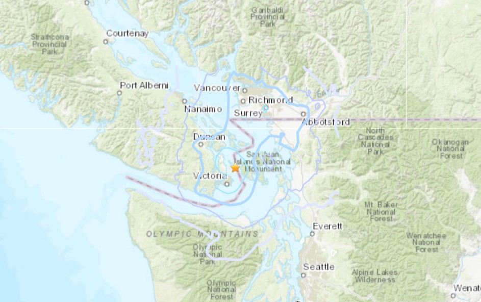 Earthquake off Vancouver Island jolts residents awake