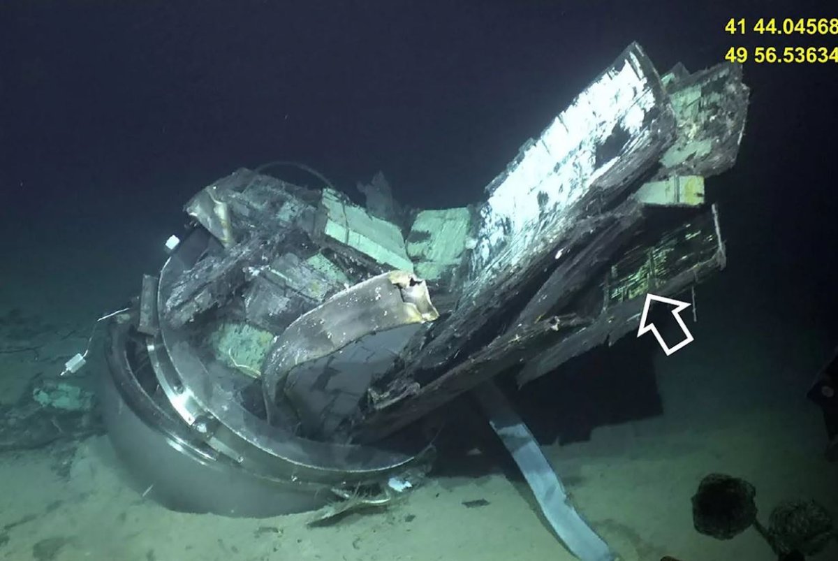 Debris from the Titan submersible.