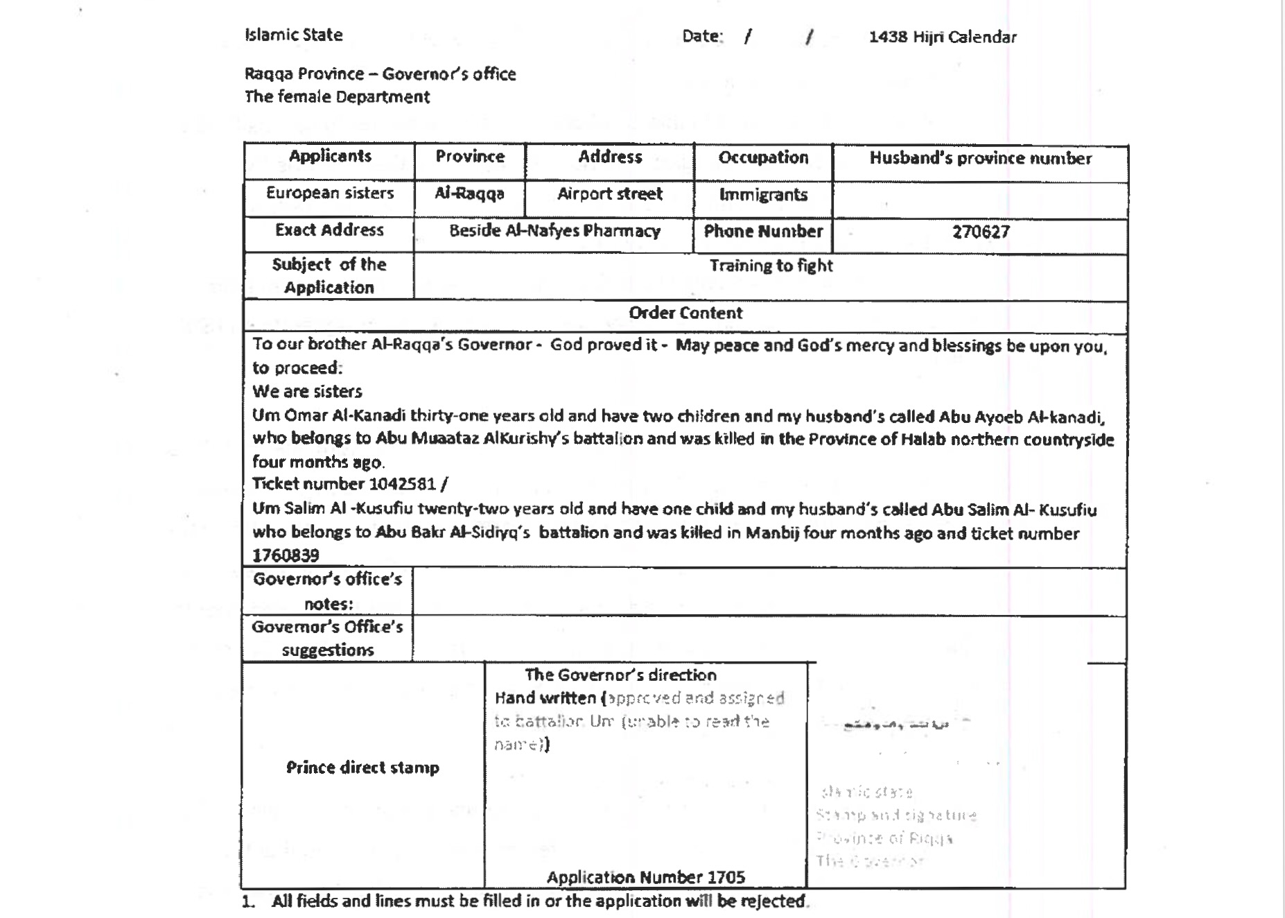 The battlefield evidence against Edmonton’s Aimee Vasconez included her alleged application for weapons training.