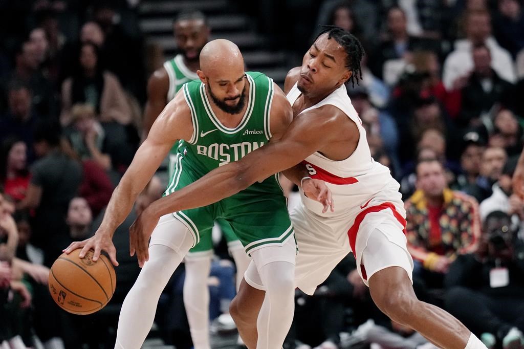 Gradey Dick leads Raptors past Celtics 119-118