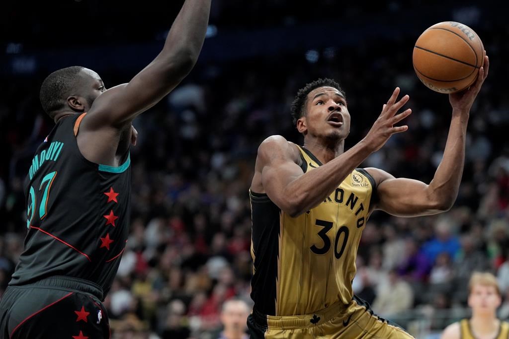 Ochai Agbaji stands tall defensively for Raptors