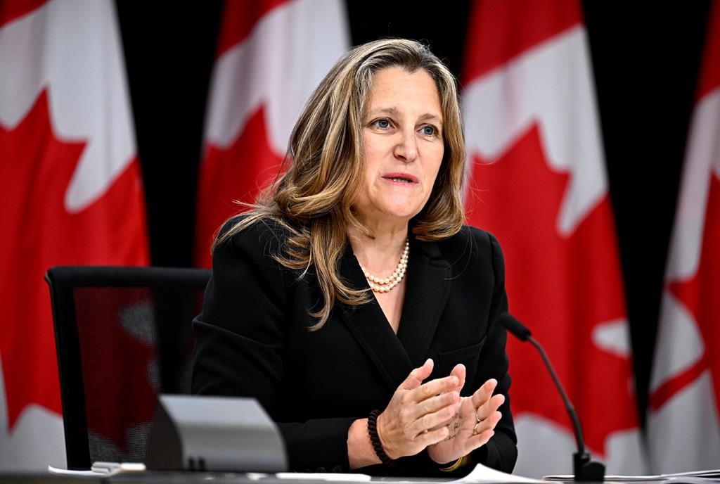 ‘Vast majority’ of Liberal caucus supports Trudeau: Freeland