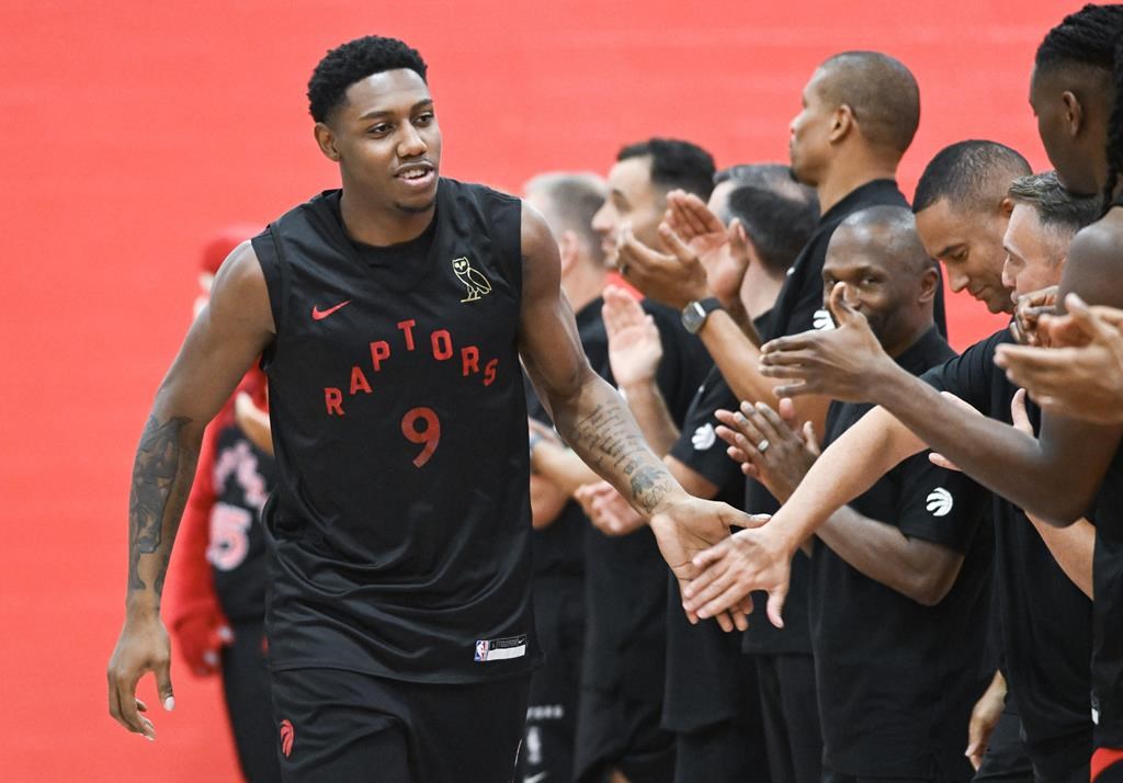 Barrett day-to-day ahead of Raptors home opener