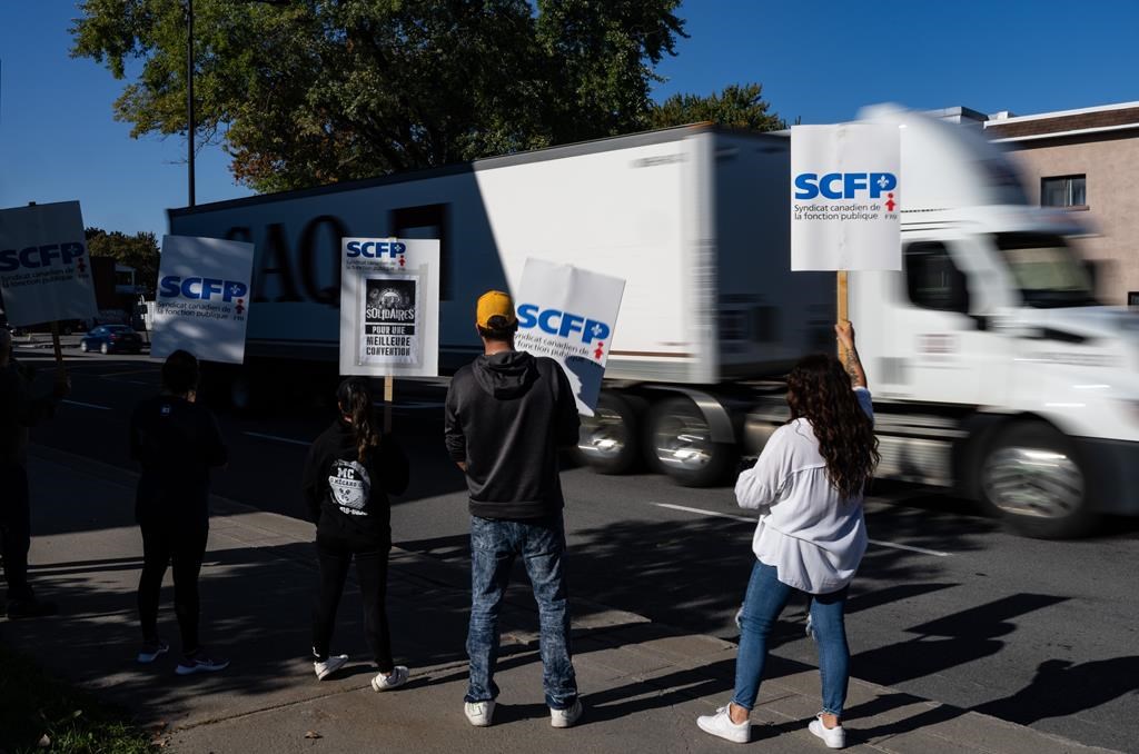 Two Port of Montreal terminals shut down as dockworkers begin new partial strike